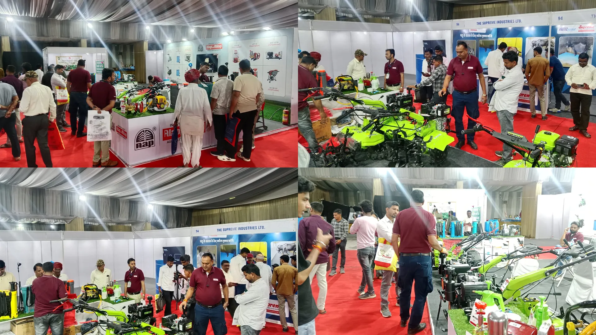 Almighty Agrotech stall at India Farm-Tech 2025 agricultural equipment expo